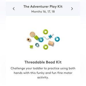 Lovevery Threadable Bead Kit (Missing pieces)
